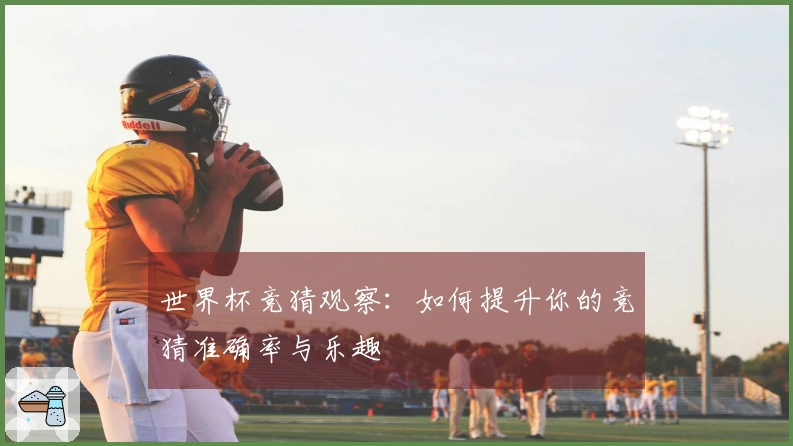 世界杯竞猜观察：如何提升你的竞猜准确率与乐趣